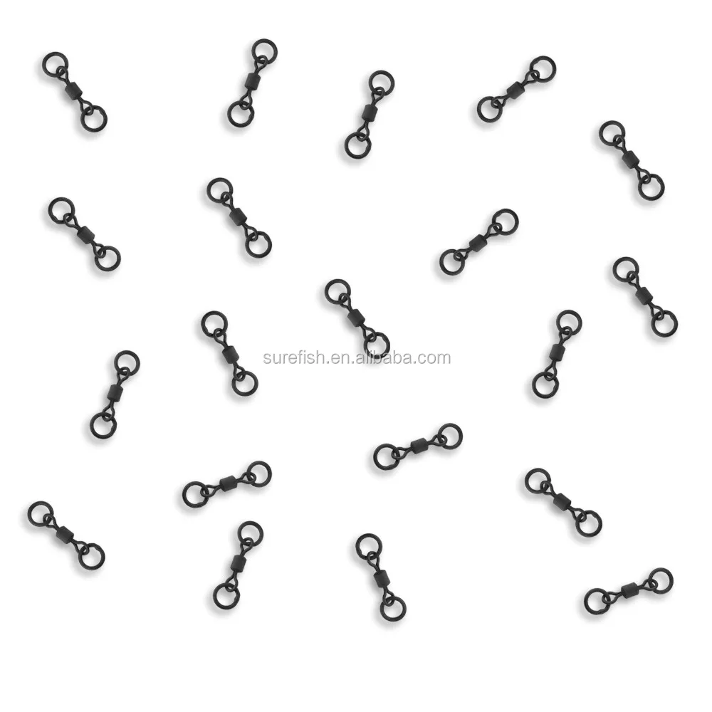 Wholesale Price Valued Double Ring Swivels Carp Fishing Swivel