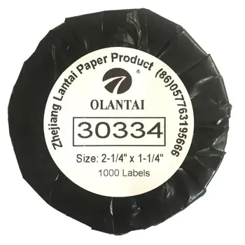 Olantai 30334 57x32mm hot-sell compatible barcode high quality custom dymo Label