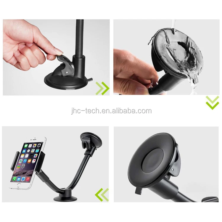 Универсальный автомобильный держатель для планшета 7-10 дюймов, с 2 зажимами