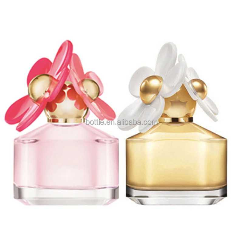 50ml Flower Cap Empty Glass Perfume Oil 