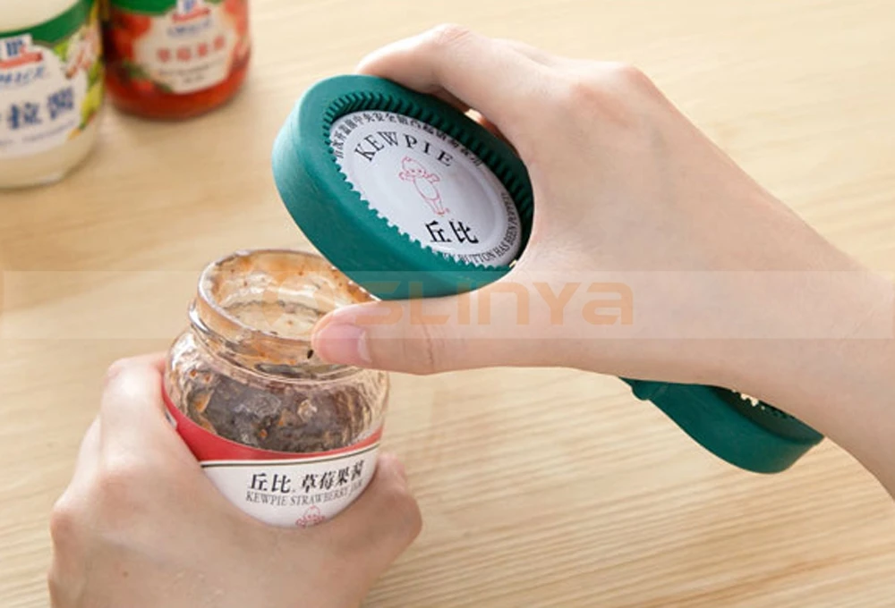 Hot Creative Jar Opener Multi Purpose Jar Lids Bottle Cap Grip Twister  Rubber Opener Tool