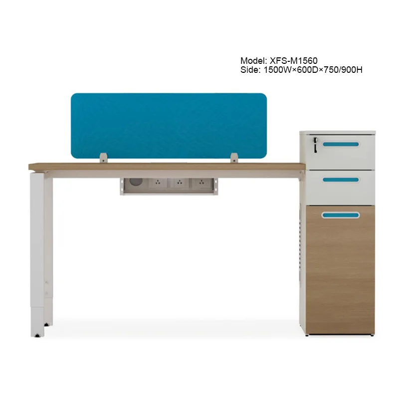 Mobilier de bureau Poste de travail à écran 1 personne XFS-M1560