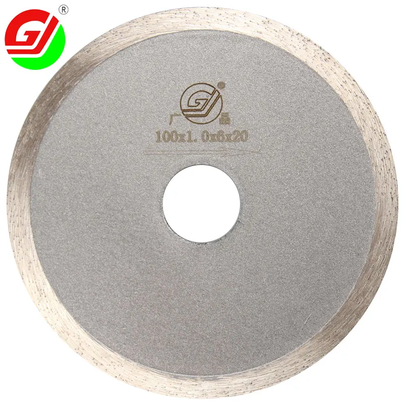 Professional 4inch 100mm Super Thin Diamond Cutting Disc Cutting Blade for Glass Diamond Saw Blades