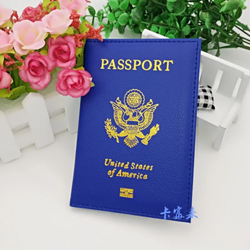 Disney Lilo & Stitch - Porta passaporto da viaggio blu, con licenza ufficiale, Multicolore, classico