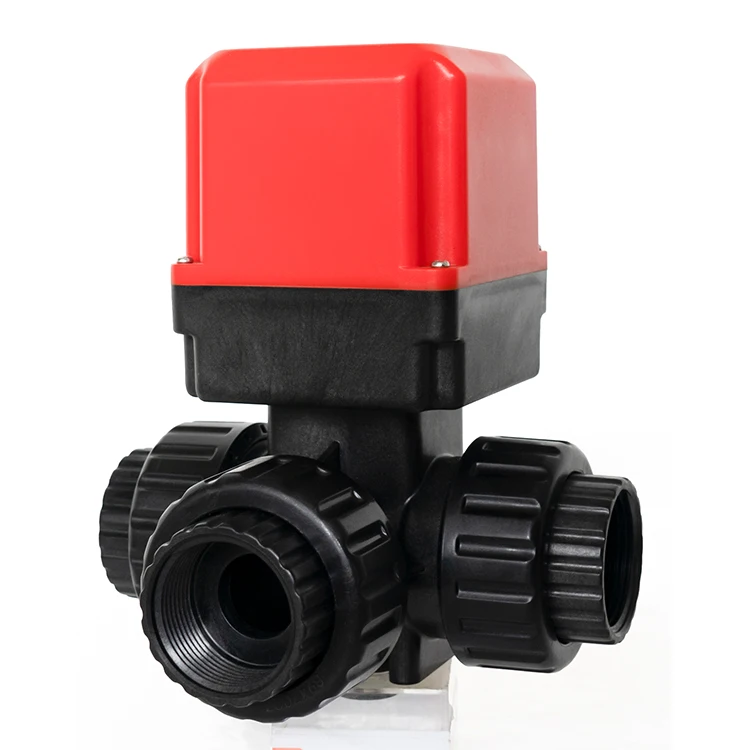 Plastic Motorized Ball Valve Automatic Shut Off Valve and Automatic Water Level Control Valve 3 Ways