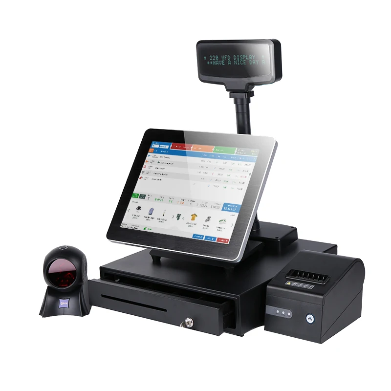 AIO1589 All in One Touch Screen POS RFID Wifi Ibutton POS