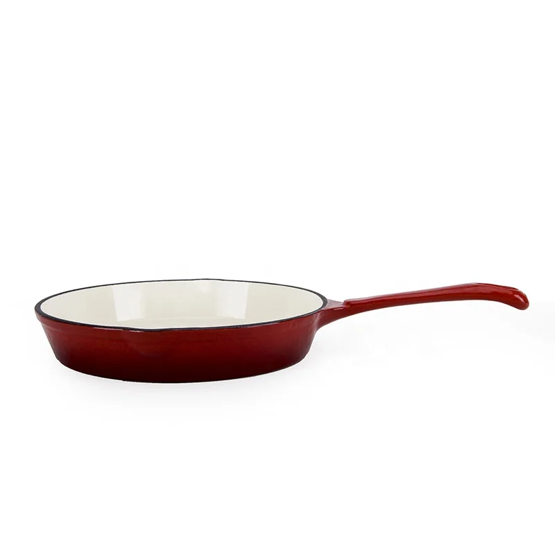 Enamel Coating Cast Iron Nonstick Fry Pan Small Cast Iron Cookware