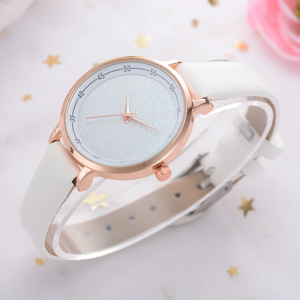 Модные женские элегантные часы цвета розового золота с решетчатым циферблатом деловые повседневные кожаные часы женские модные часы