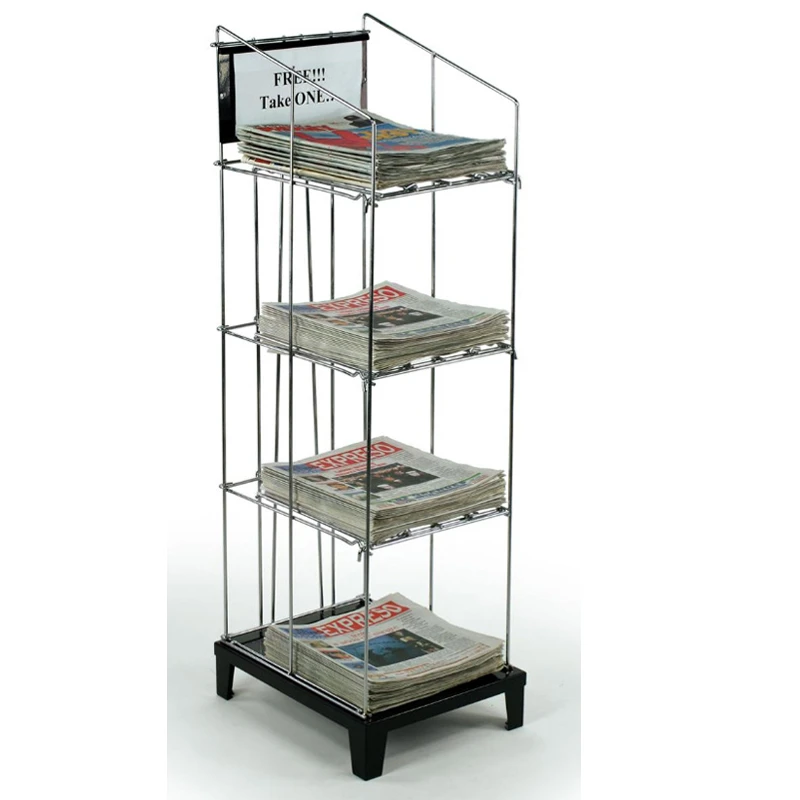 Wire Newspaper Stand 