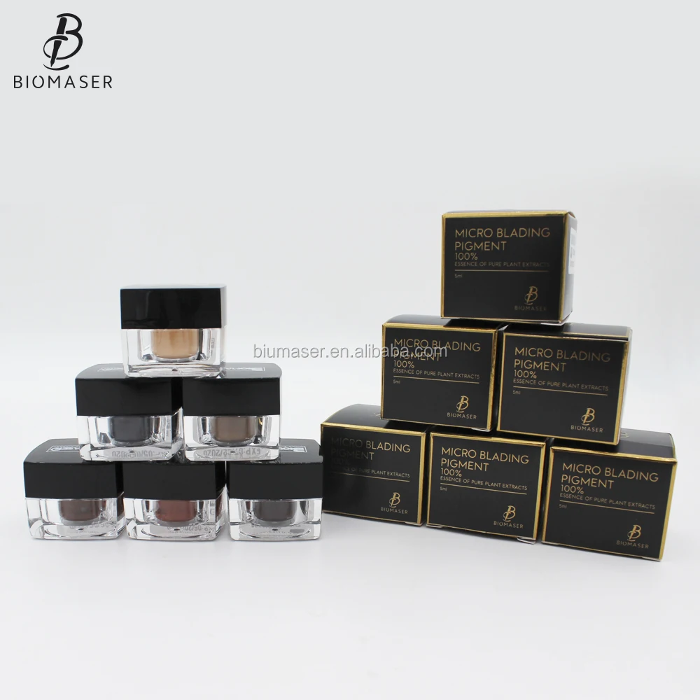 Professional Eyebrow Microblading Pigment Biomaser Cream Permanent Makeup Tattoo Ink