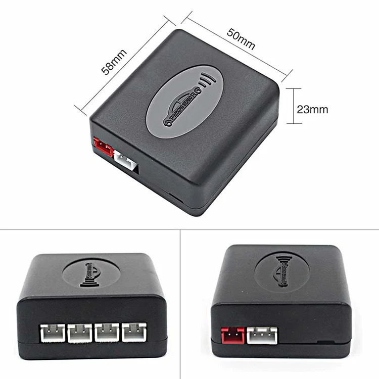 16MM Flat Radar Sensors Parking Sensor With 4 Sensors and LED Display Car Parking Assistance