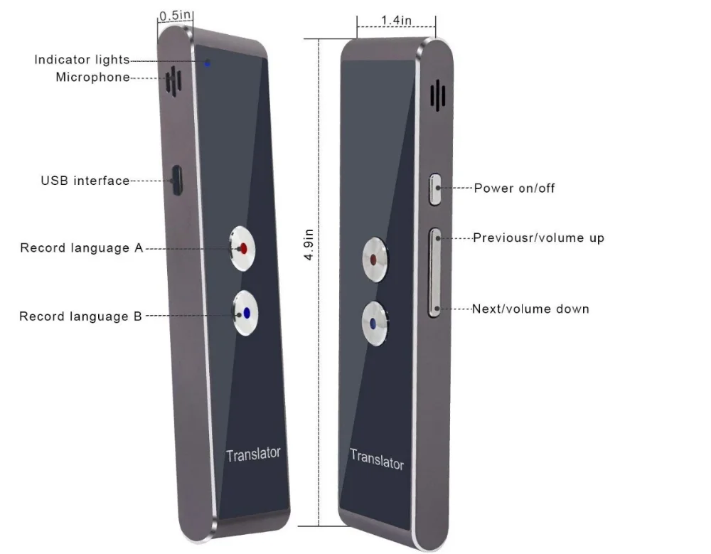 T8 Instant Voice Language Translator - 96 Languages