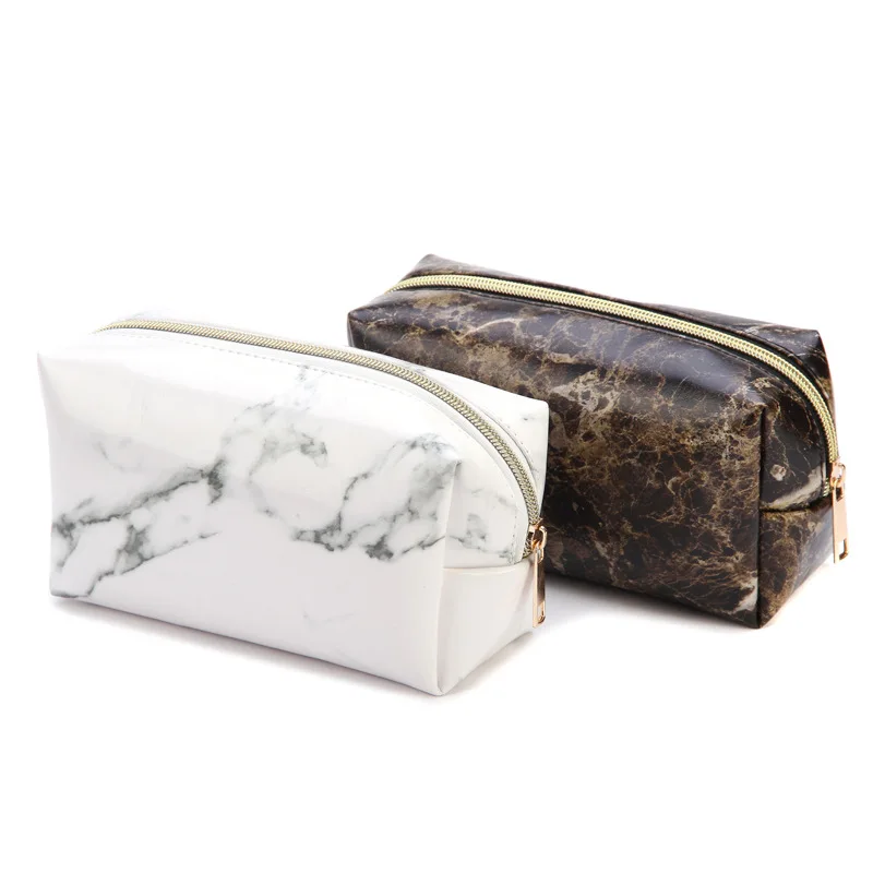 white marble purse