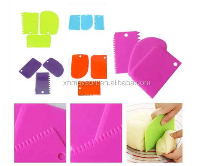 Good and Easy to Use Cake Decoration Tools Plastic Cheese Cake Cutters