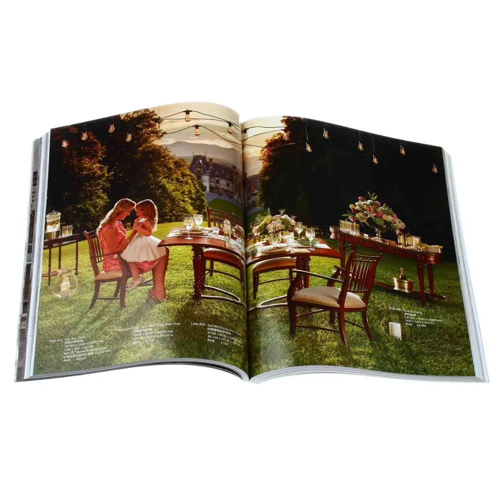 Китайский полноцветный недорогой пользовательский дешевый каталог с принтом