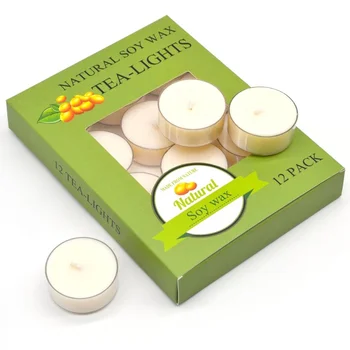 Non Toxic Wholesale Price Home Fragrance Soy Wax Tealight Candle For Home Decor