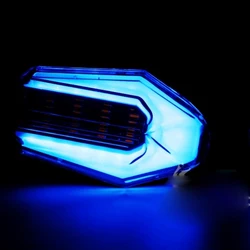 3 цвета комбо мотоциклетные светодиодные вспомогательные огни положение мотоцикла Световые индикаторы