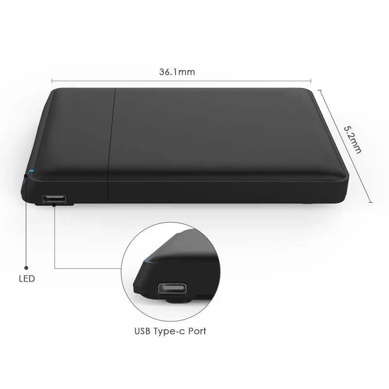 usb c hard drive enclosure 3.5