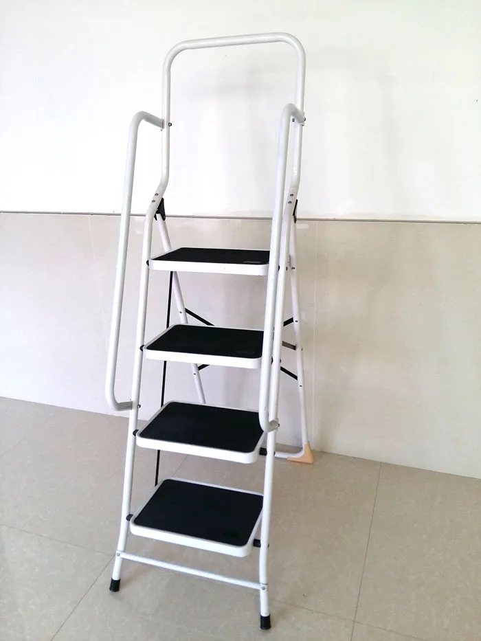 Folding Kitchen 4 Step Ladder with Handrail As Seen on Tv 2017