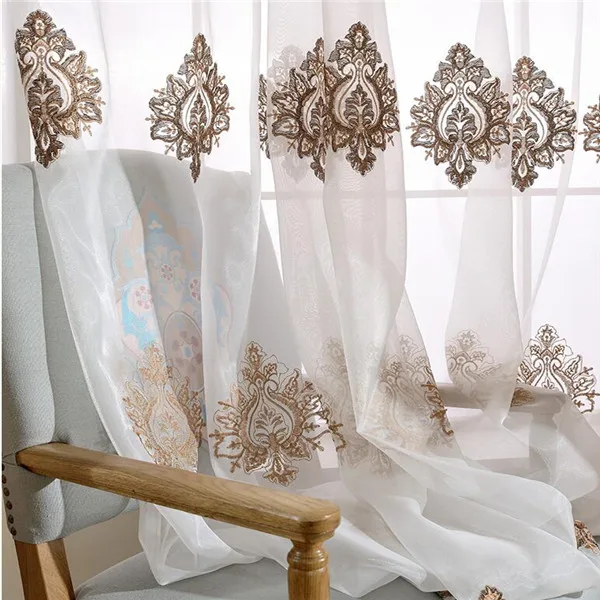 Guangzhou Living Room Wave Curtain New Model Ready-Made Design Vintage Pattern Woven Opening and Closing Curtains