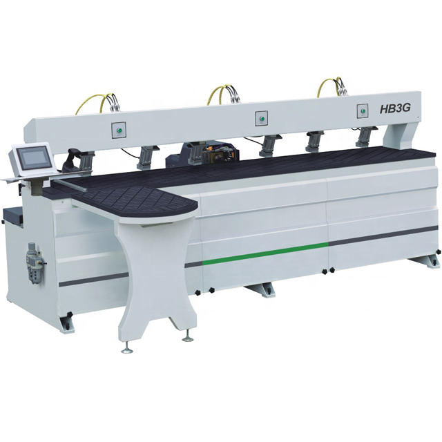 HB3G система с двойным сервоприводом, сверление боковых отверстий с ЧПУ, Горизонтальное сверло