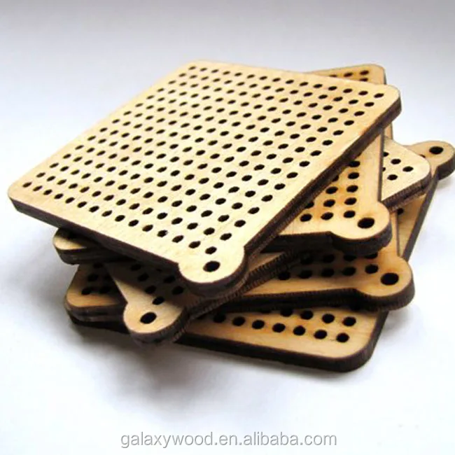 Заготовки, фанера, прямоугольная деревянная вышивка крестиком для новогоднего украшения