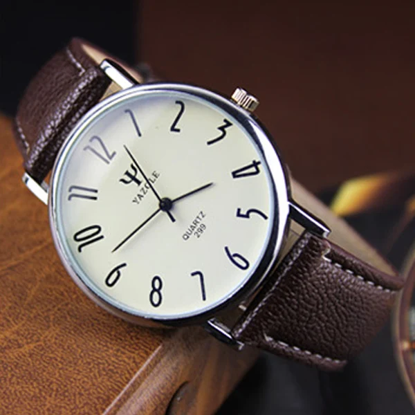 YAZOLE D 299 Luxury Blue Dial Men Quartz Watches Waterproof Wrist Watch for  Men Custom Logo Wristwatches Unisex Reloj Wholesale