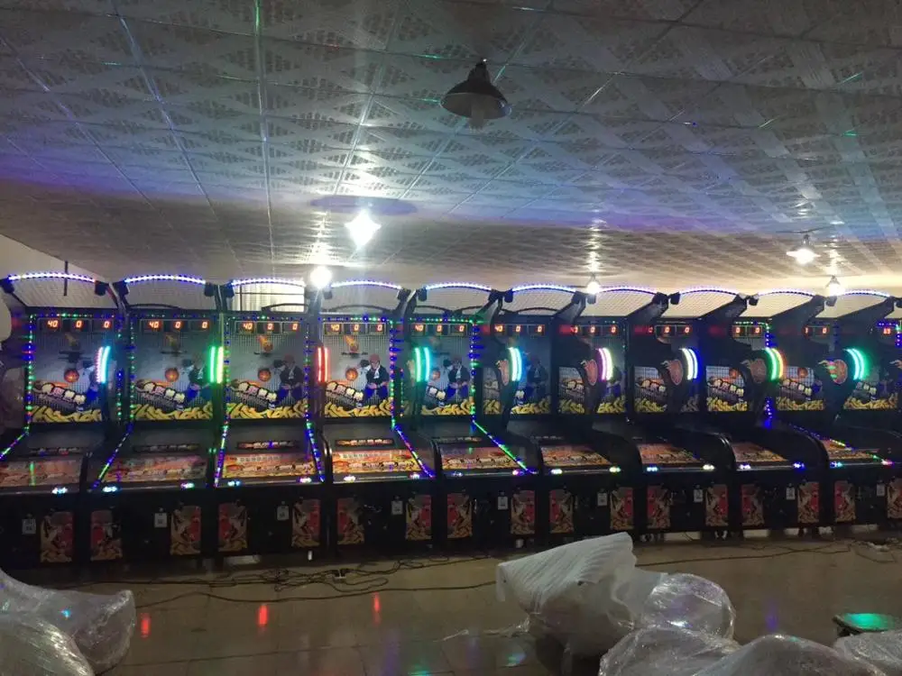 
Комнатный развлекательный центр, монетный электронный аркадный уличный баскетбольный Аркадный Игровой Автомат 