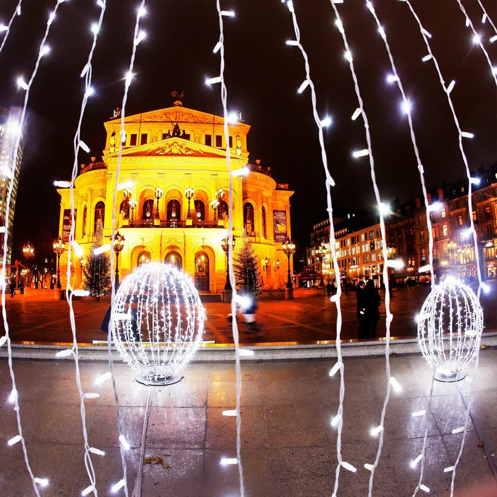 Custom Made LED Christmas Street Light up Ball Ornaments Light
