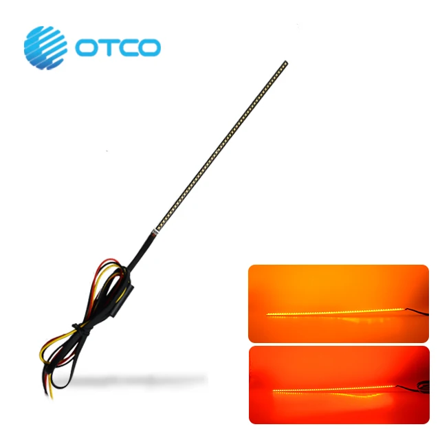 Разноцветный Красный Янтарный синий зеленый задний фонарь Плазменные стержни для мотоцикла на