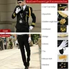 Uniform suit+Peak cap+Epaulette 3+7 accessories