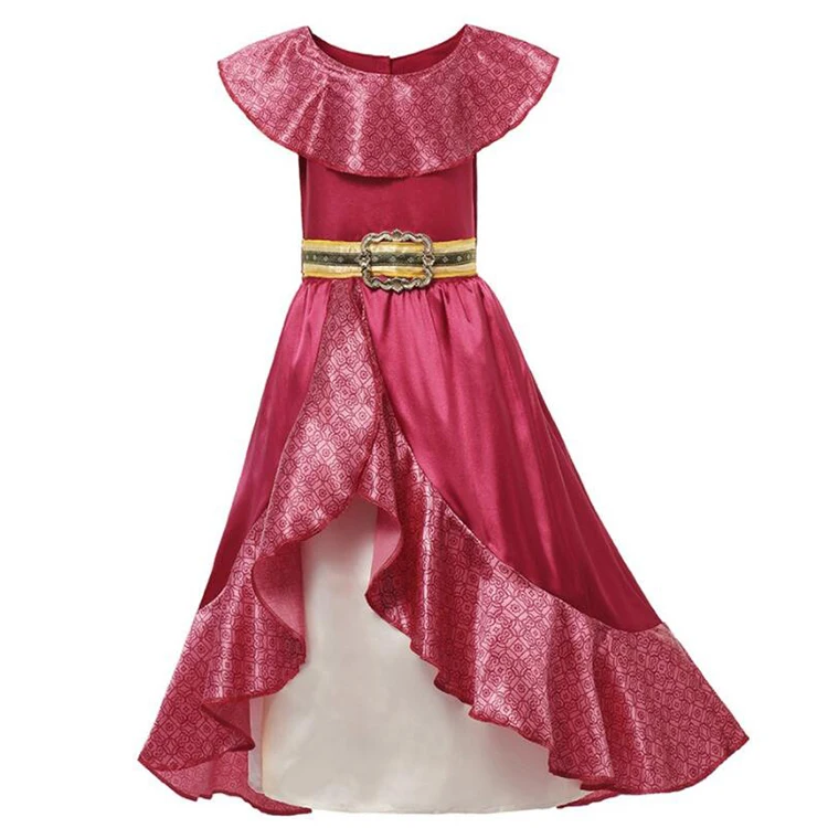 Chica De Elena De Avalor Aventura Vestido De Verano De Los Niños De La  Princesa Cosplay Traje De Las Niñas Sin Mangas Volantes Vestido Clásico -  Buy Elena Vestido Avalor Aventura Vestido