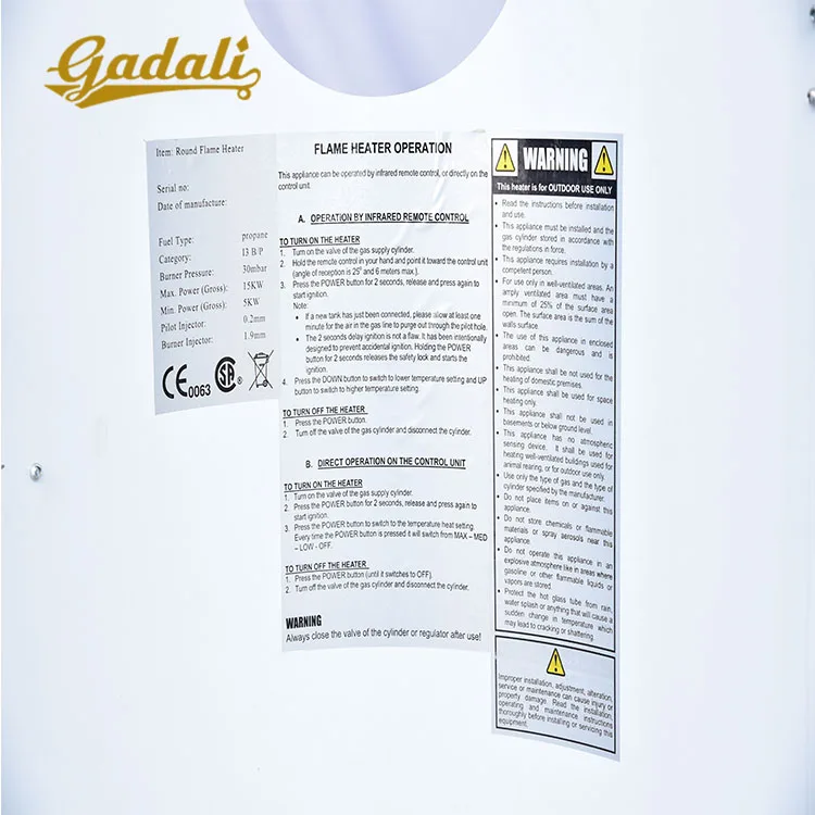 Коммерческий автономный обогреватель патио, садовый солнечный обогреватель патио, детали