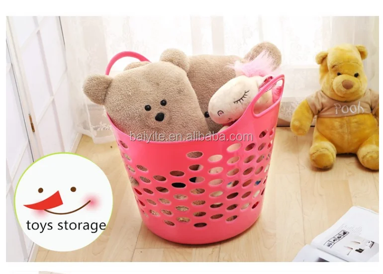 Wholesale Sustainable Light and Convenient Kitchen Plastic Basket Storage