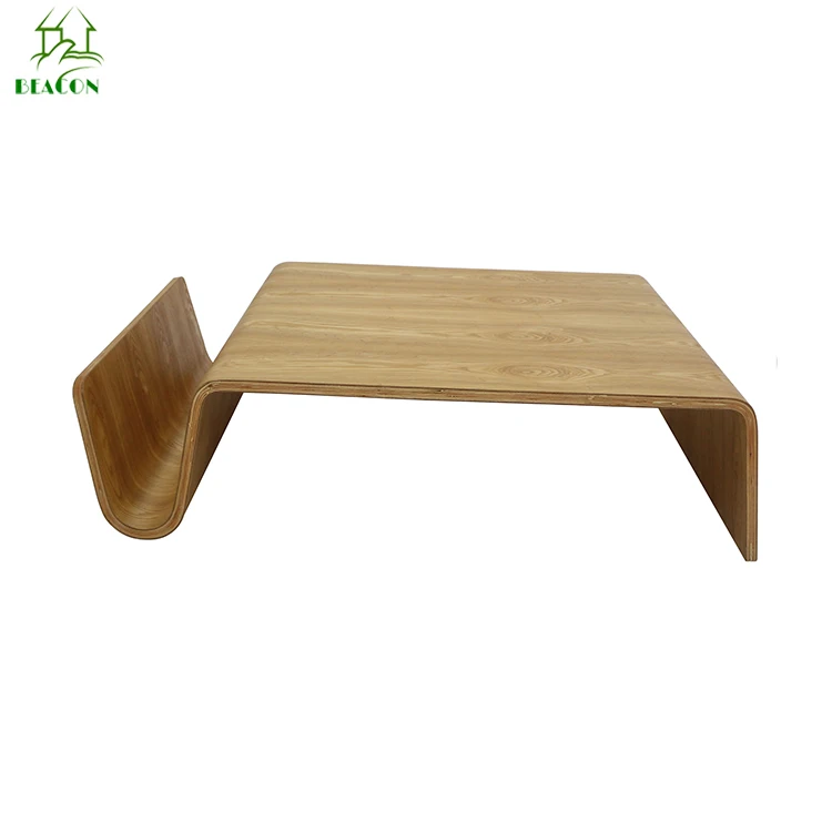 Mid Century Modern Italian Walnut Color Solid Wood Living Room Center Table Famous Designer Coffee Table