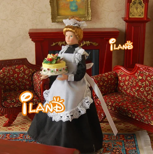 Iland Miniatures 1/12 Miniature Model People/ Model Figure Victorian Maid PP007