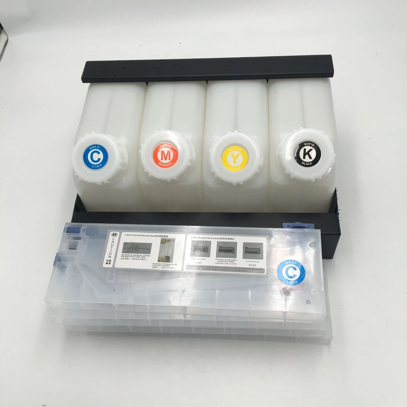 Large Format Printer Ciss Ink tank System for Eco Solvent Printer galaxy Crystaljet Allwin Parts