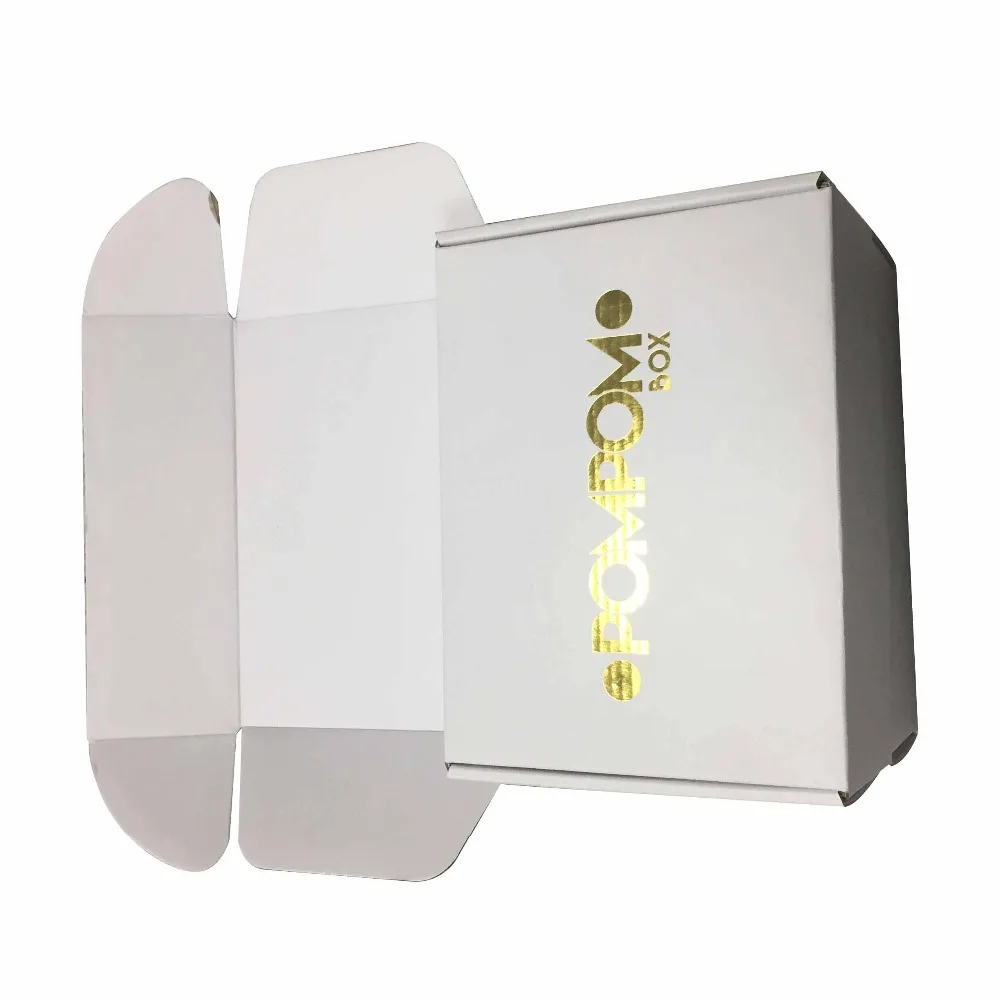 Печатная упаковочная картонная коробка с задним логотипом