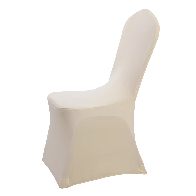Hot Sale White Lycra Banquet Spandex Saucer Tiffany chair cover for wedding fundas para sillas