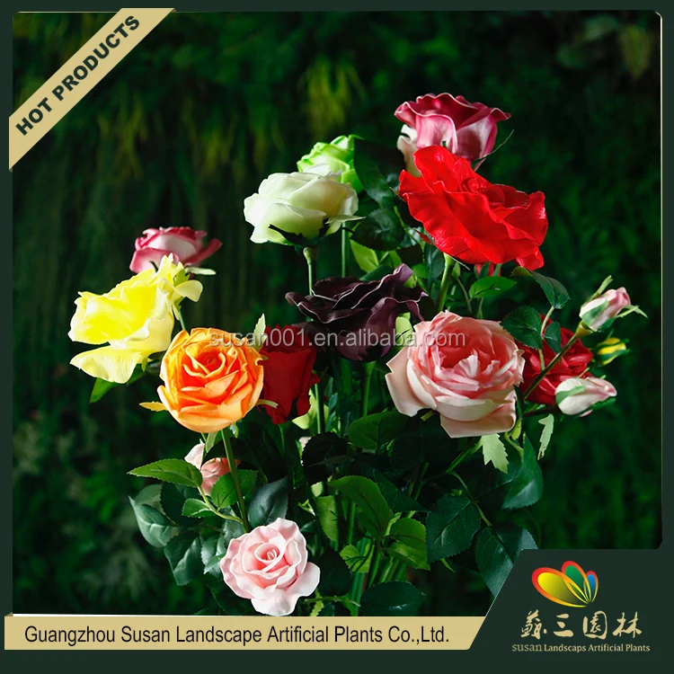 Precio Barato Al Por Mayor Miniatura Decorativa Artificial Fake Eterna Rosa  Flor Preservada - Buy Barato Fake Flowers Product on 