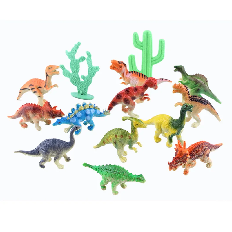 12 шт. 6 см мини аниме экшн-фигурки динозавров, игрушки для украшения торта, Топпер, игрушки динозавров