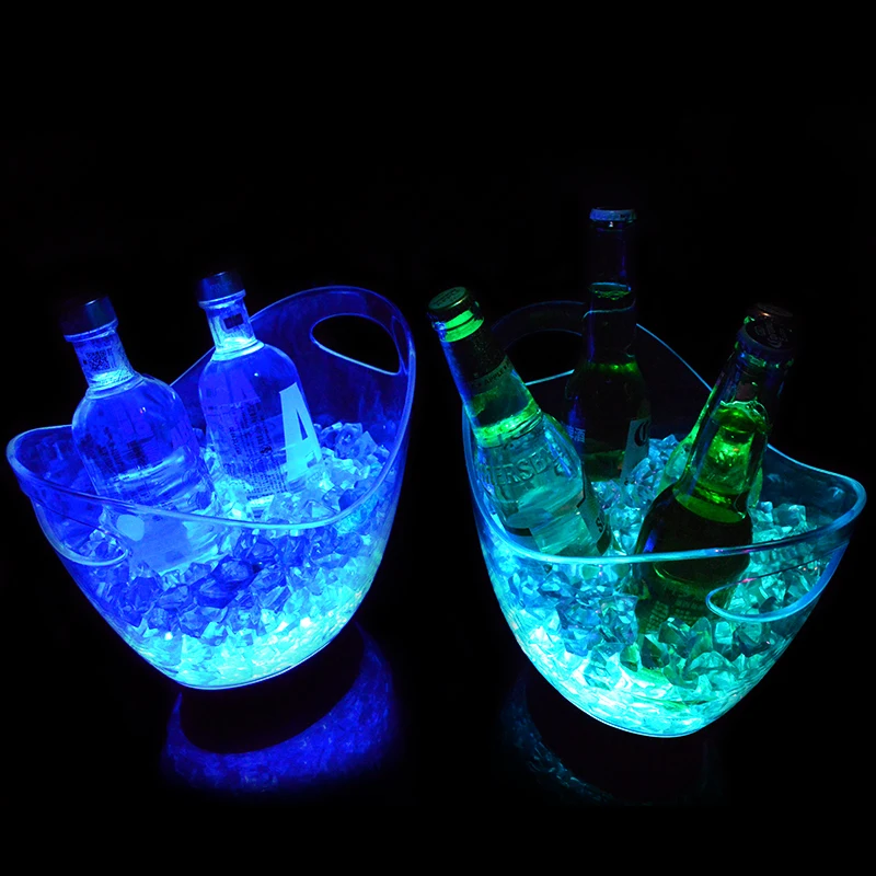 USB Charging Champagne Bar Beer Wine Drinks Box LED Ice Cooler Bucket for Jeptha Creed Tuthilltown Spirits Luksusowa