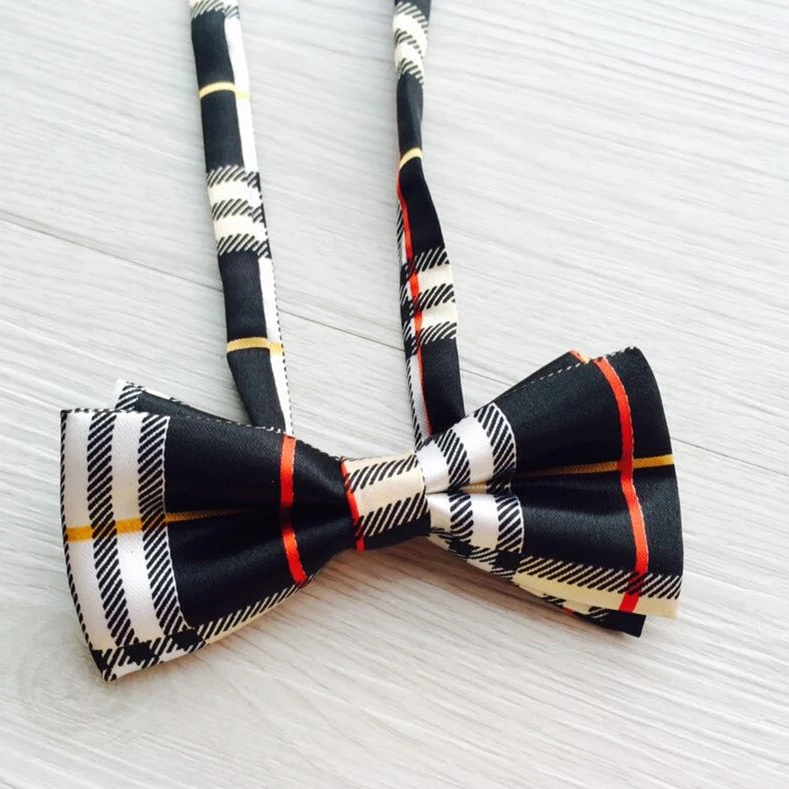 Хорошее количество небольшой кожаный дизайн ткань светлый цвет с сеткой галстук-бабочка