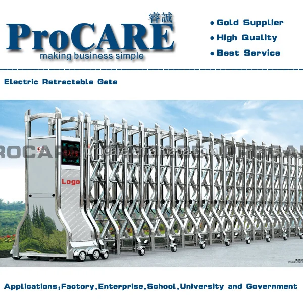 Folding Gate Accordion Driveway Gate High Quality
