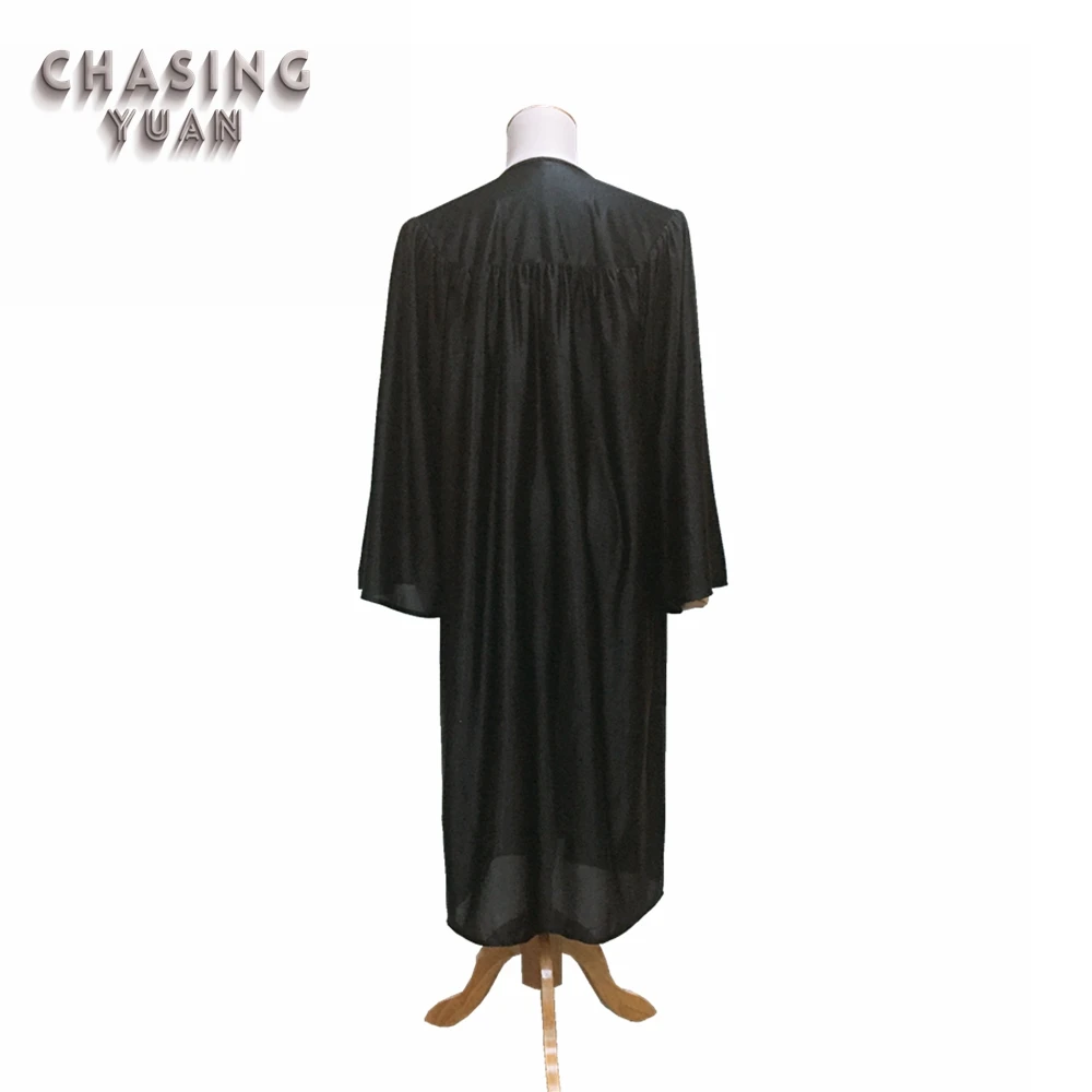 
Высококачественные блестящие черные халаты для церковного хора 