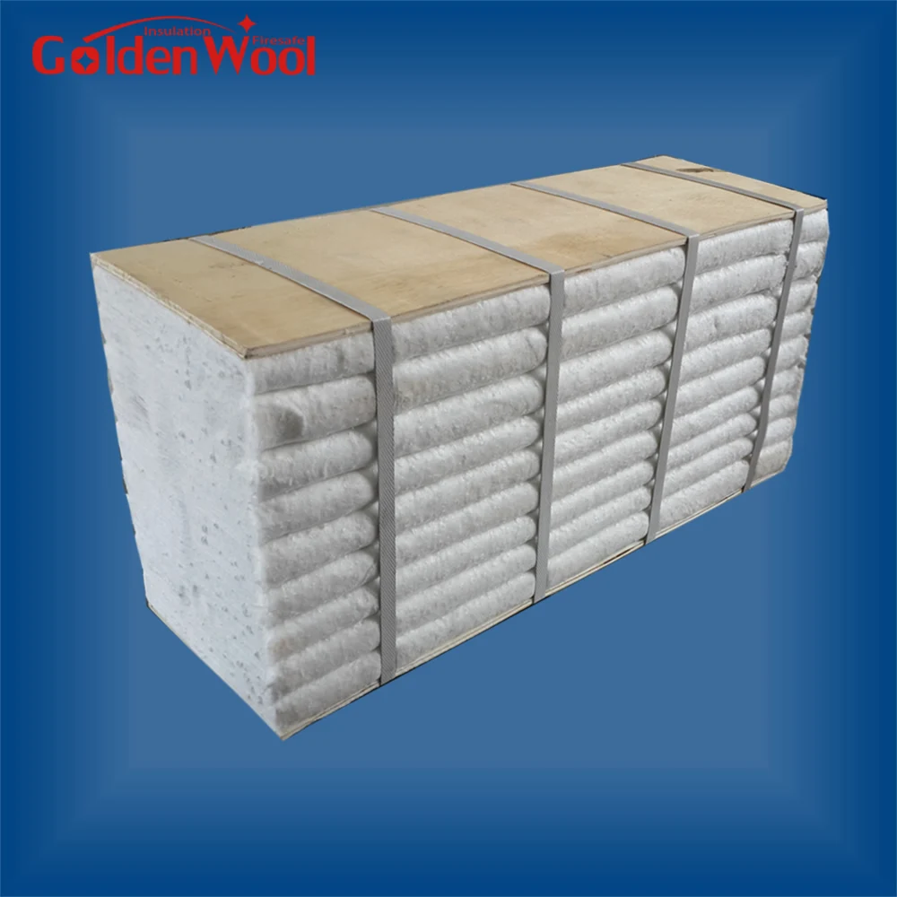 Cheap Wool Felt Block Thermal Insulation Block Ceramic Fiber Module Bulk Price