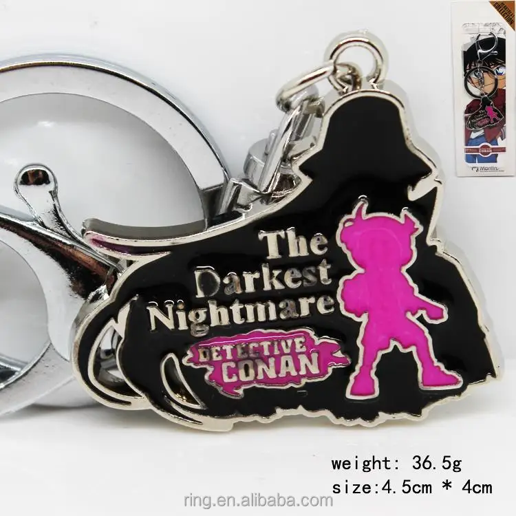 Anime Detective Conan The Darkest Nightmare Metal Keychain Pendant Key  Chain - Buy Anime Detective Conan Keychain,The Darkest Nightmare  Keychain,Metal 