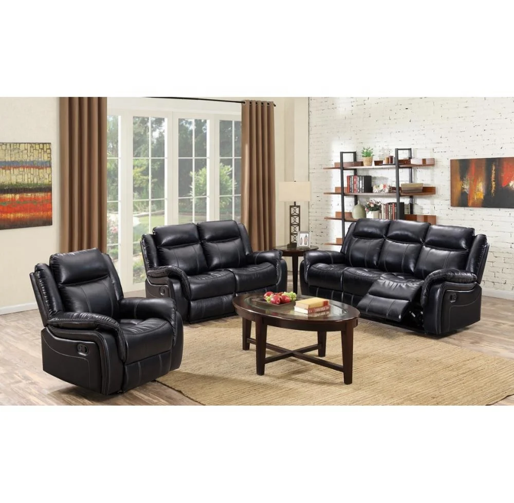Modern Recliner Chair Functional Sofa Set 7 Seater Electric Recliner