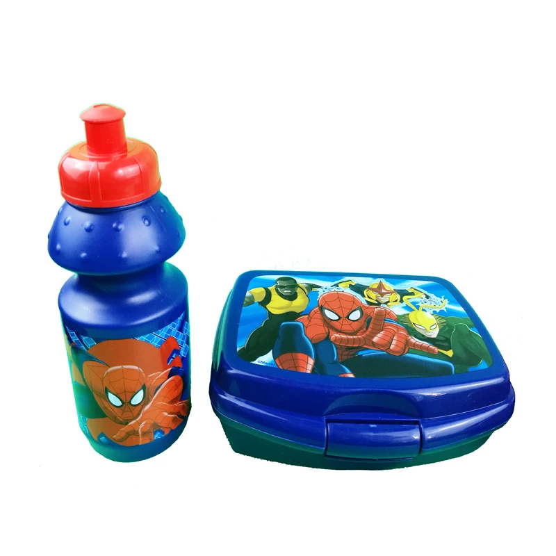 BPA free Kids Plastic Lunch Box Set With Sipper Bottle| Alibaba.com