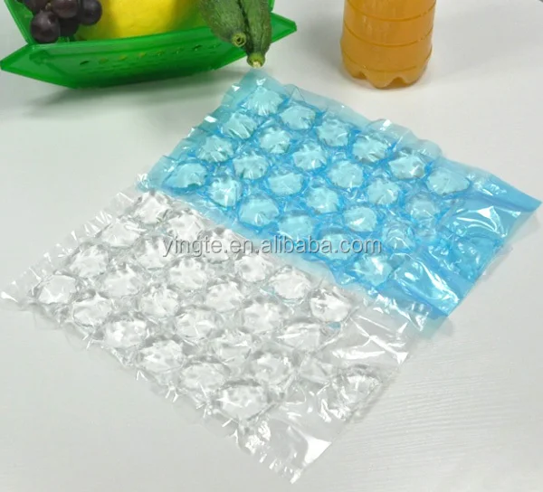 self-sealing disposable ice cube bags drinks